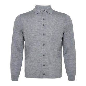 R2 Amsterdam Heren, Overhemden, Grijs, Maat: XL