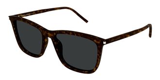 Saint Laurent SL 851/K Asian Fit 002 Mens Sunglasses Tortoiseshell Size 56 - Free RX Lenses - Free RX Lenses