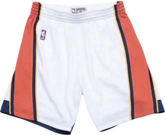 Mitchell & Ness Shorts da basket NBA Warriors 09-10 - Bianco