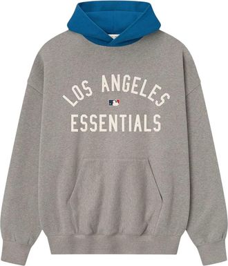 Fear of God FW25 Dodgers Sport Hoodie Concrete Heather Blue Sapphire 192ML252009F