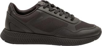 HUGO BOSS Titanium Runn Rsth - Heren - Sneakers - Zwart - 43 EU - Polyester - Schoenen