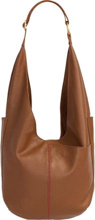 Hammitt Tom Zip Hobo Bag in Mahogany/Brushed Gold at Nordstrom