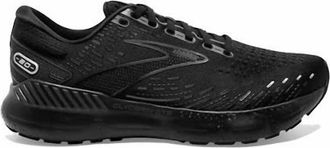 Brooks Mens Glycerin Gts 20 Running Shoes In Black/black/ebony