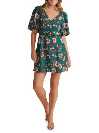 Minkpink Womens Olivia Belted Mini Dress In Multi