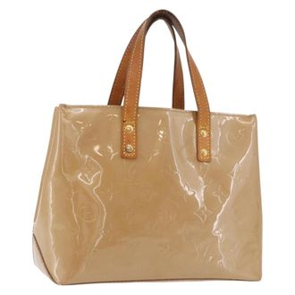 Louis Vuitton Reade Monogram Vernis Brown Patent_Leather Handbag (Pre-Owned)
