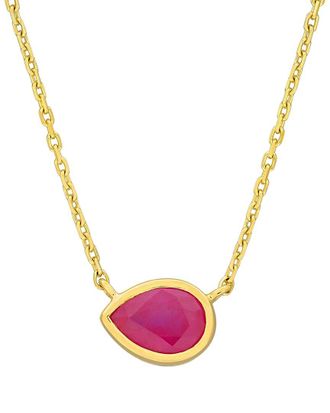 Rina Limor 10K 0.72 Ct. Tw. Ruby Necklace