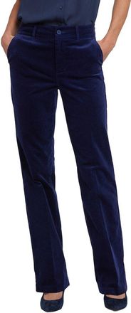 NYDJ Straight Leg Velvet Trouser