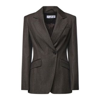 Max Mara Blazers - Dames - Jassen - Bruin - Maat: S