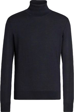 Ermenegildo Zegna turtleneck sweater - Blue