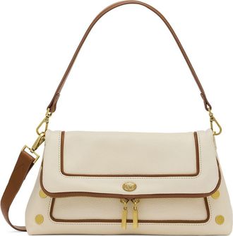 Hammitt Medium Beverly Leather Shoulder Bag in West End/Antique Gold at Nordstrom