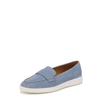 Naturalizer Karis Loafers Womens Blue Denim Moc Toe Slip On Shoes HTAT1812