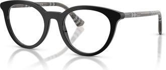 Burberry Demo Oval Ladies Eyeglasses BE2429 4165 50