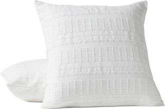 Coyuchi Sea Ridge Accent Pillow Cover in Alpine White at Nordstrom