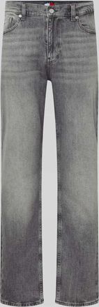 Tommy Jeans Straight Fit Jeans aus Baumwoll-Mix in Mittelgrau, Größe 29/30