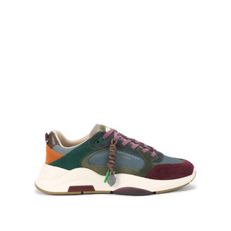 Kurt Geiger Mens Leather Royston Sneaker Sneakers - Wine - Size UK 11
