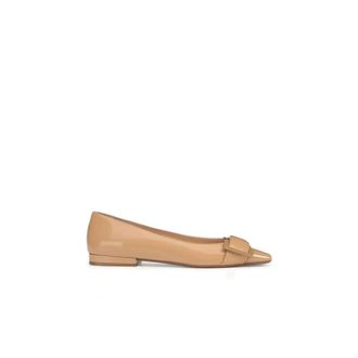 Sergio Rossi Ballerinas, female, Brown, Size: 5 US Calfskin Ballet Flats