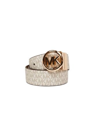 Michael Kors Reversible Logo-Buckle Belt - Beige