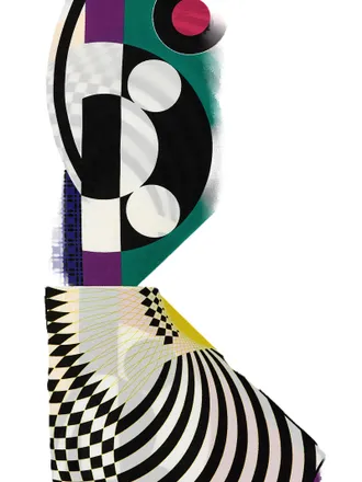 Versace Silk Twill Bio Theatre Print Scarf - Multicolor
