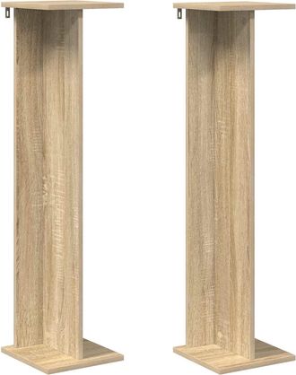 vidaXL Soporte De Plantas 2 Uds. Roble Sonoma 25 X 25,5 X 100,5 Cm Vidaxl