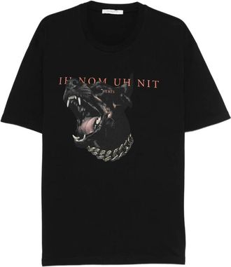 Ih Nom Uh Nit Dobermann T-shirt - Heren - T-shirts - Zwart - L - Katoen - Tops