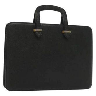 Ferragamo Tweedehands leren handtassen - Dames - Vintage Handtas - Zwart - ONE Size - Leer - Vintage