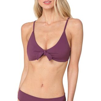 Andie Swim Tenerife Bikini Top in Sundried Violet at Nordstrom, Size X-Large