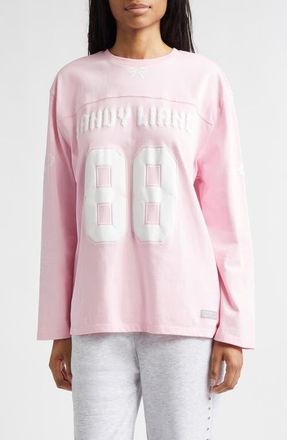 Sandy Liang Princeton Logo Graphic T-Shirt in Pink at Nordstrom, Size Medium