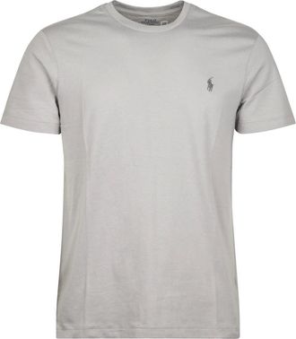 Polo Ralph Lauren Klassiek Logo Jersey T-shirt - Heren - Tops - Grijs - Maat: M Jersey