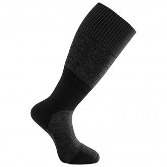 Woolpower Socks Skilled Knee High 400 Wandersocken - Unisex | schwarz