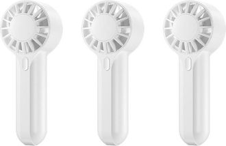 OEM Ventilador Port&aacute;til Recargable Por Usb (3 Unidades), Peque&ntilde;o Ventilador Port&aacute;til Con Velocidad Ajustable Para Uso En Exteriores, Alto Flujo De Aire