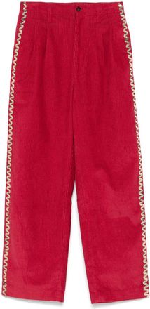 Bode Pantaloni Bandstand Murray - Rosso