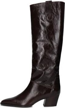 Zinda Over-knee Boots 3638 - Dames - Cowboylaarzen - Bruin - 38 EU - Leer - Schoenen