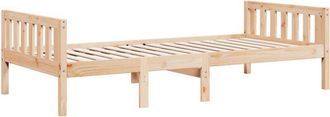 vidaXL Cama Para Ni&ntilde;os Sin Colch&oacute;n Madera Maciza De Pino 90x190 Cm Vidaxl