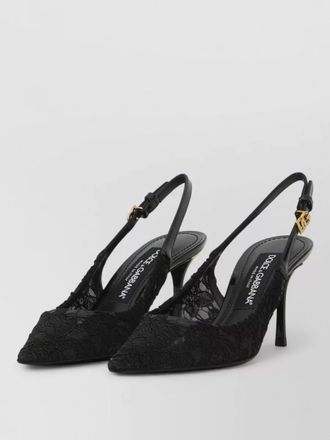 Dolce & Gabbana lace slingback pumps