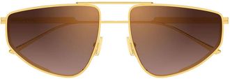 Bottega Veneta Sunglasses Bv1466 S 004 Gold/Brown Women