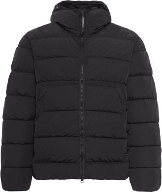 C.P. Company Black Quilted Down Jacket