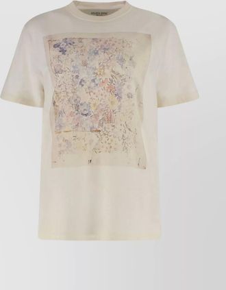 Golden Goose crew-neck t-shirt floral print