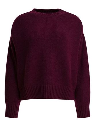 SA SU PHI cable-knit cashmere sweater - Red