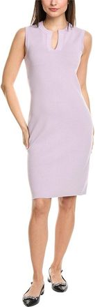 St. John Solid Stretch Knit Shift Dress