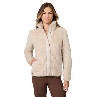 Free Country Womens Sherpa Butter Pile Button Front Jacket