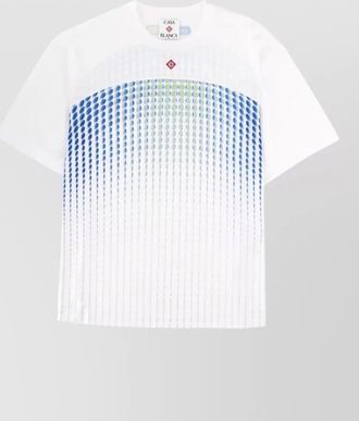 Casablanca crew neck graphic print short sleeve t shirt