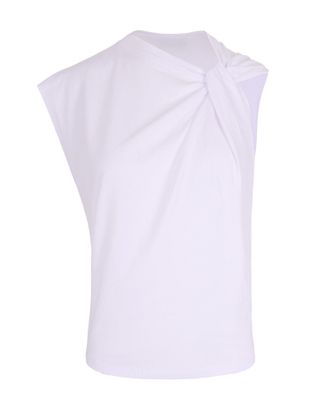 Isabel Marant Asymmetric Twist Detail T-Shirt