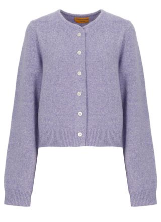 Guest In Residence Lilac Ava Cashmere-Silk Cardigan