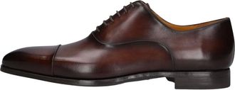 Magnanni Schoenen, Heren, Bruin, 46 EU, Leer, Cap-toe Oxford