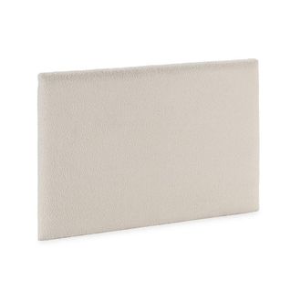 HOMN Cabecero 90x60 cm tela borreguito beige
