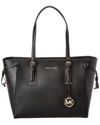 Michael Kors Michael Michael Kors Voyager Medium Top Zip Leather Tote