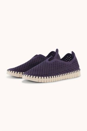 Ilse Jacobsen Womens Tulip Slip On Flats In Navy