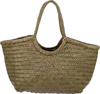 Dragon Diffusion Nantucket Big Woven Leather Tote Bag