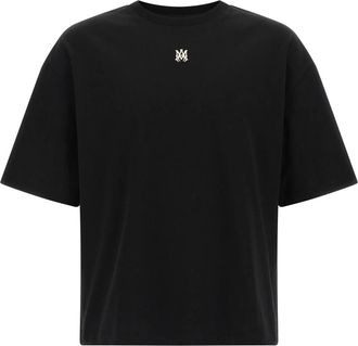 Amiri T-Shirts, female, Black, XS, MA Drop Cotton T-shirt