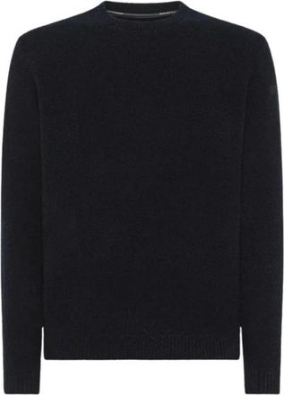 Roberto Ricci Design Boucl&eacute; Crew Neck Sweater - Heren - Ronde hals truien - Zwart - M - Truien & Vesten